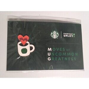 Starbucks Everyday Lift MUG Heart Coffee Mug Pin